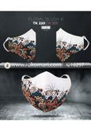 Fabrilife Premium 5 Layer Floral Blush Kids Designer Edition Cotton Mask  image