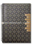 Hearts Essential Notebook - (Light Maroon Color) - Spiral Binding