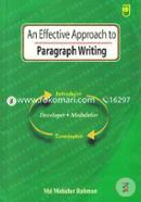An Effective Approach to Paragraph Writing