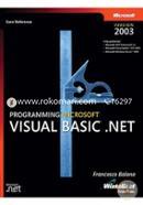 Programming Microsoft Visual basic Net 