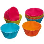 6pcs/lot 7cm Silicone Reusable Cake Mold Muffin Cupcake Jelly Baking Nonstick Maker Mold Pastry Holder Cup Cooking Tools