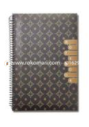 Hearts Essential Notebook - Brown Color