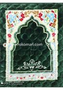 China Soft Muslim Prayer Jaynamaz-জায়নামাজ (Green) - Any Design