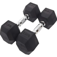 7.5Kg Hex Dumbbells 1 Pair (Total 15kg) 