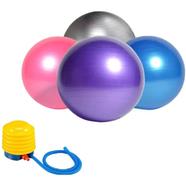 75cm Plain Yoga Ball with Pumper Multicolor