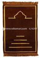 Evrentex E-Tex Muslim Prayer Mat Normal Jaynamaz (জায়নামায) - Brown Color-Any Design