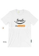 Smile It's Sunnah T-Shirt - XL Size (White Color)