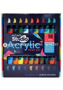 Mont Marte Studio Acrylic Paint Set 18pce x 36ml - (9MSCH1836)