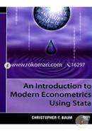 An Introduction to Modern Econometrics Using Stata