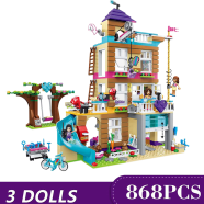 868PCS Friends toys Building Blocks For Children Girls Series Friendship House Set Bricks Kids TOYS