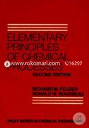 Elementary Principles of Chemical Processes (Chemical Engineering Outline)