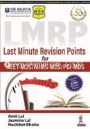 Last Minute Revision Points for NEET-MDS/AIIMS-MDS/PGI-MDS