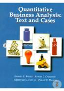 Quantitative Business Analysis: Text and Cases