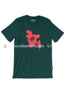 Bangladesh Maps T-Shirt - L Size (Dark Green Color)