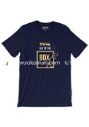 Think Out of the Box T-Shirt - XL Size (Navy Blue Color)