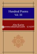 Hundred Poems Vol. III