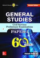 General Studies Paper - I in 60 Days