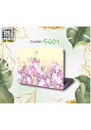 Pink flower Design Laptop Sticker - 5601