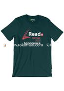 Read To Damage T-Shirt - L Size (Dark Green Color)
