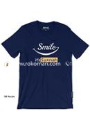 Smile It's Sunnah T-Shirt - XXL Size (Navy Blue Color)