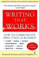 Writing That Works : How to Communicate Effectively in Business