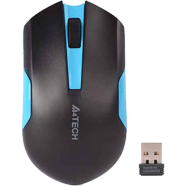 A4Tech G3-200N Wireless Mouse 1200 DPI, 2.4 G Black Blue