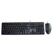 A4tech Kk-3330 Multimedia Fn Wired Usb Keyboard Mouse Combo-Black