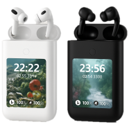 A98 Bluetooth Earbuds Touch Screen Charging Box with Built-in Power Bank (Multicolor)