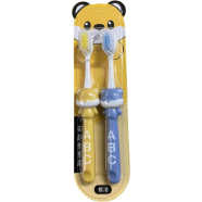 ABC Children's Toothbrush Baby Cartoon Bear Fat Handle Toothbrush -1piece
