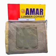 AMAR LS Support Belt (MEDIUM) Back Support Pain Reliever Enhance Back Posture - Size 28-42 Inches- Beige color for Men/Women