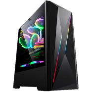 ARESZE P3 Mid-Tower Gaming Desktop Casing - Black