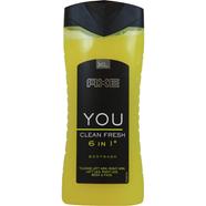 AXE Clean Fresh 6in1 Body Hair Face Wash 400 ml (UAE) - 139700818