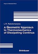 A Geometric Approach to Thermomechanics of Dissipating Continua