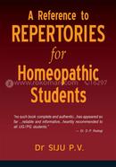 A Reference to Repertories for Homeopathic Students