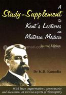 A Study - Supplement To Kent's Lectures On Materia Medica