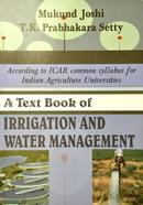 A Text Book of Irrigation and Water Management