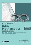 A Textbook of B.Sc. Mathematics Semester-V Numerical Methods