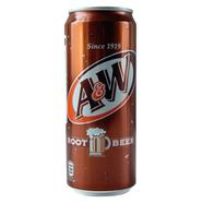 A and W Root Beer Drink Can 325ml (Thailand) - 142700001