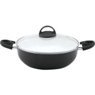 Accademia mugnano Cooking Pot Natural with Lid 26cm - NCTGM226