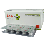 Ace Plus 500mg Plus 65mg 10's Strip Tablet