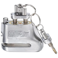 Acid Proof Disc Lock With Double Key And Liquid Dual Cylinder Universal Fit Gap 5.24mm X 45mm Rust Proof icon
