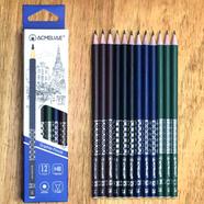 Acmeliae 2B MultiColor Body Graphite Pencils 43514 - (12pcs/Box)