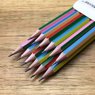 Acmeliae HB MultiColor Striped Body Graphite Pencil 43512 - (12pcs/Box)