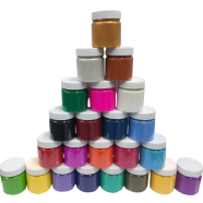 Acramine Ready Colour for Fabric Paint Per Bottle Black - 100 ml