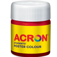 Acron Students Poster Colour Crimson 15ml