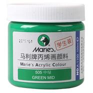Acrylic Colour Green Med- 100ml 