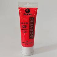 Acrylic Colour Paint - Fluorescent Orange- 75ml 