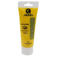 Acrylic Colour Paint Yellow Mid- 75ml