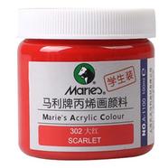 Acrylic Colour Scarlet- 100ml 100ml 