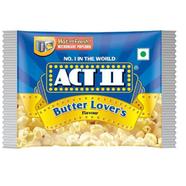 Act II Butter Lovers Microwave Popcorn, 33gm (5 Pcs Set) - AI07